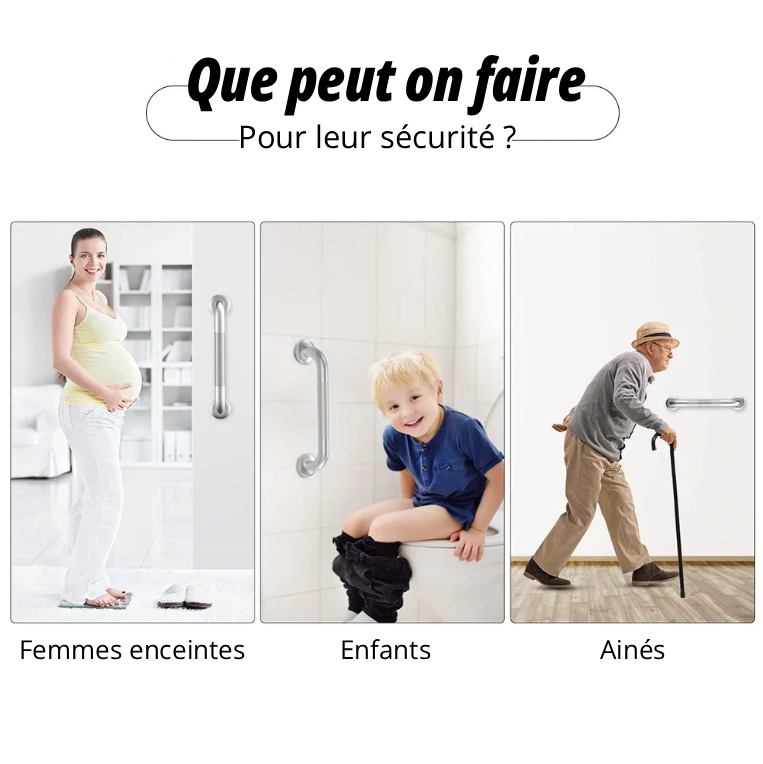 Barre d’appui murale antidérapante Senioralive