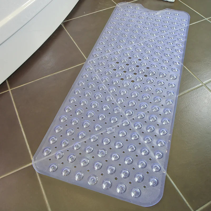 non-slip bathtub mat shower mat  with drain holes and suction cups machine washable household bathroom shower carpet bathroom Senioralive