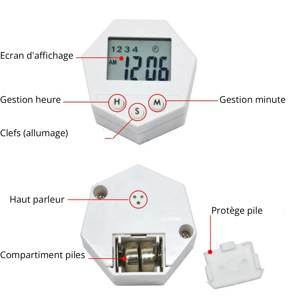 Pilulier avec alarme