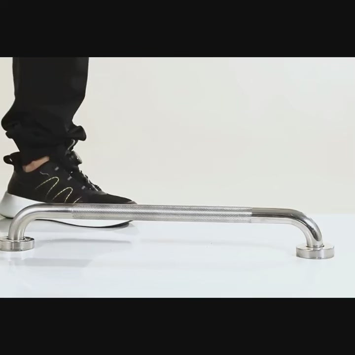 Barre d'appui inox – Barre de sécurité antidérapante murale pour salle de bain, baignoire et WC